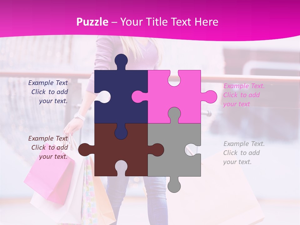 Holding Consumerism Beautiful PowerPoint Template