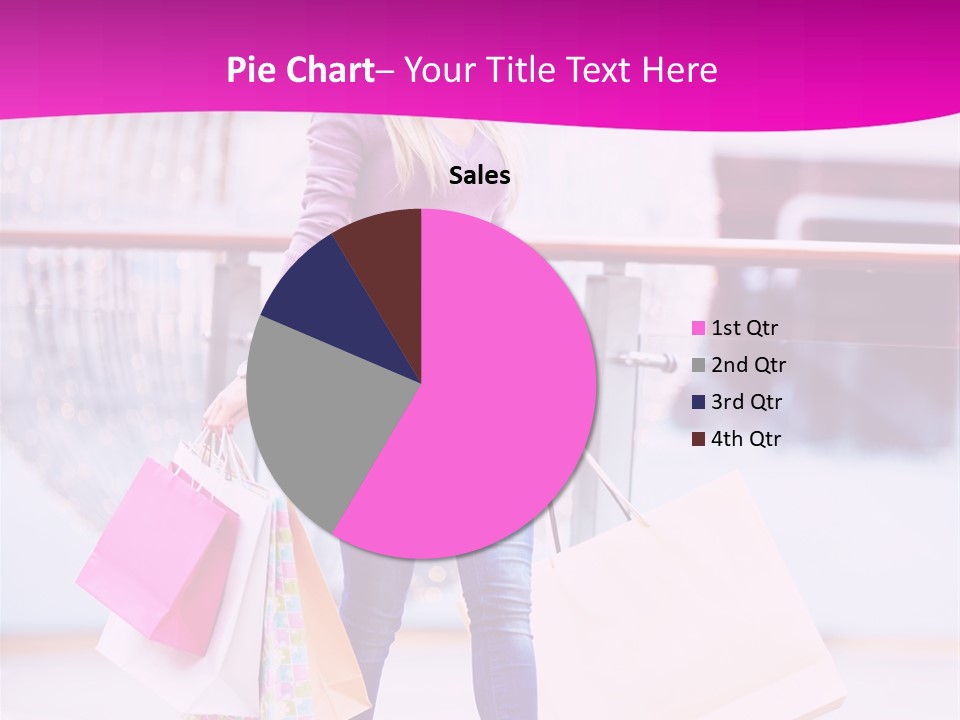 Holding Consumerism Beautiful PowerPoint Template