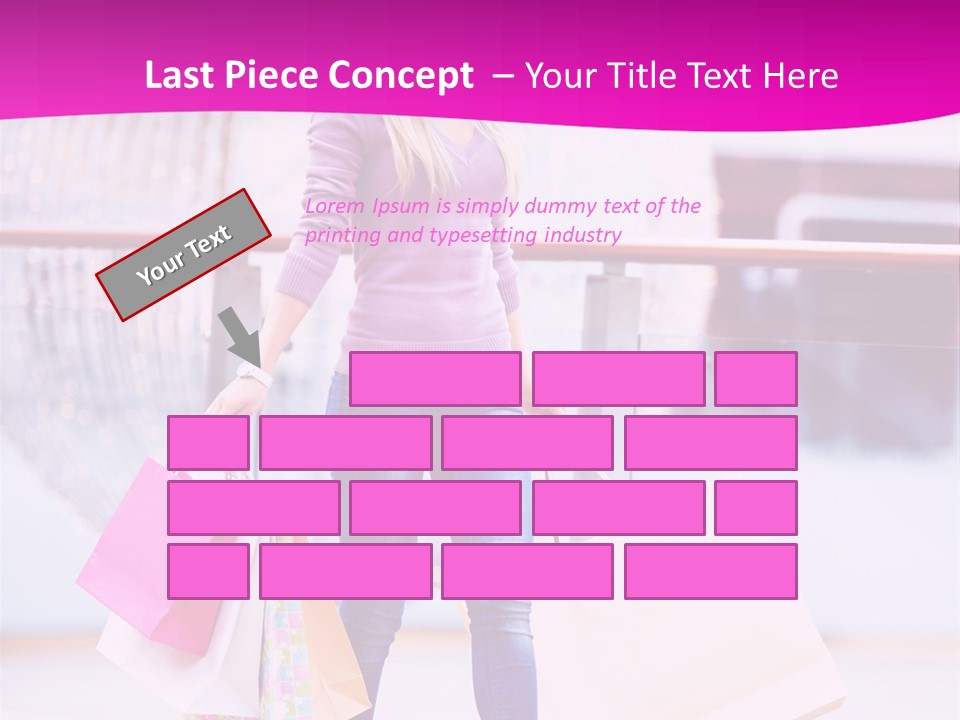 Holding Consumerism Beautiful PowerPoint Template