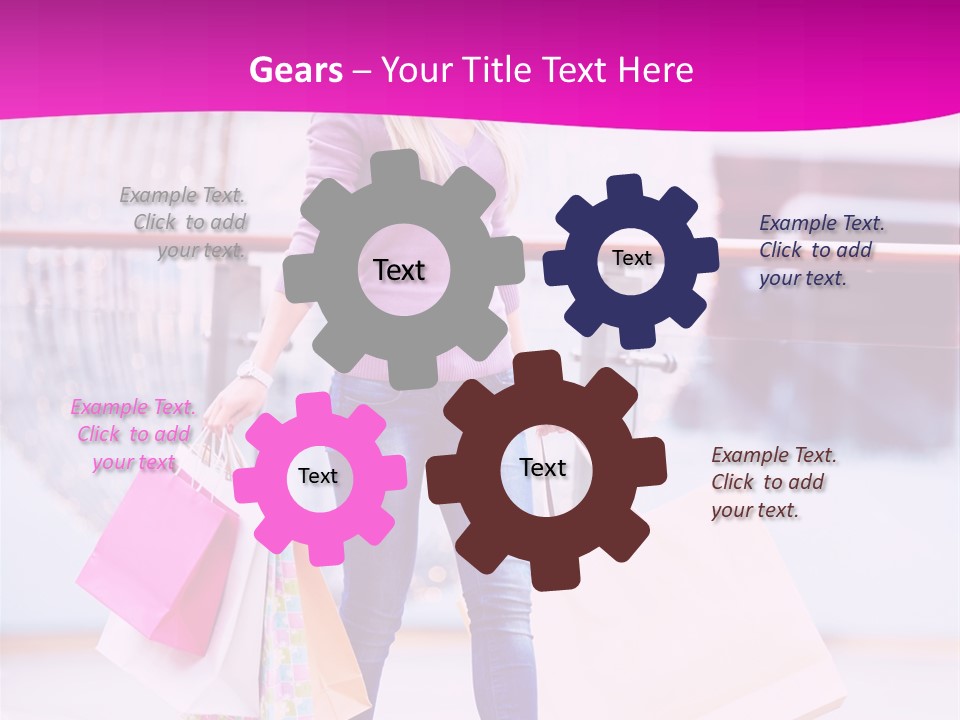 Holding Consumerism Beautiful PowerPoint Template