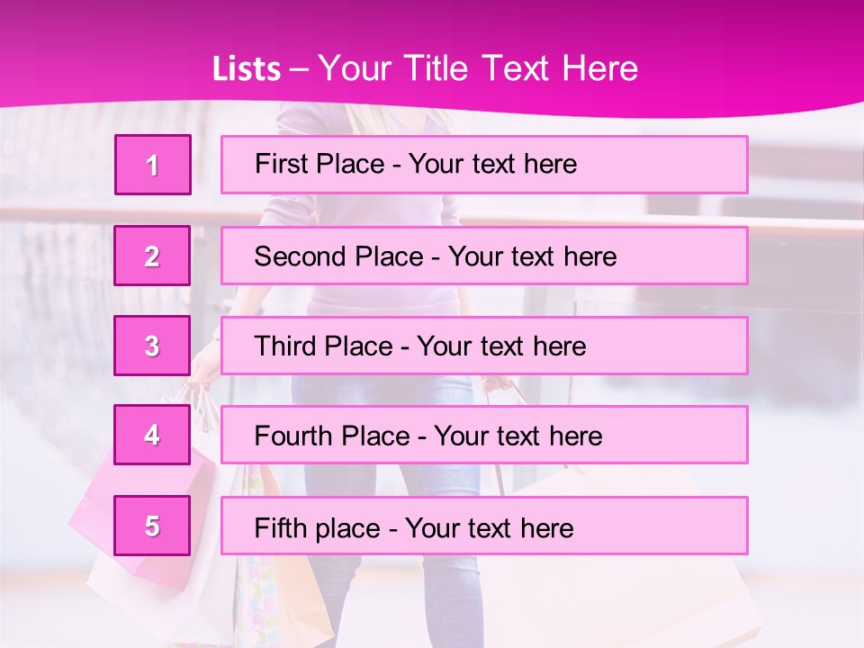 Holding Consumerism Beautiful PowerPoint Template