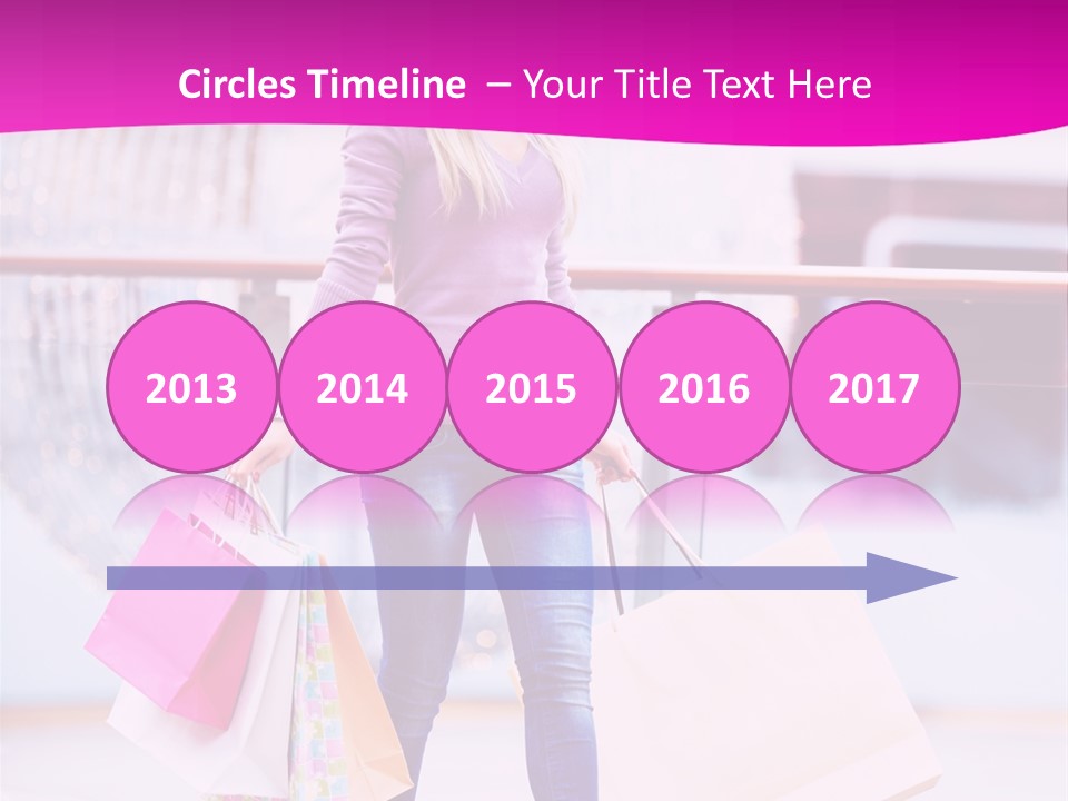 Holding Consumerism Beautiful PowerPoint Template