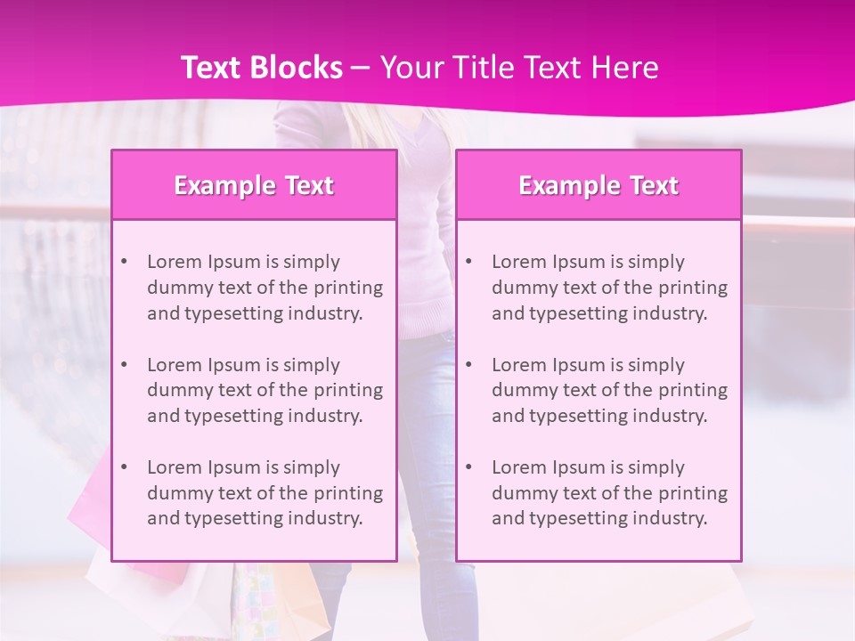 Holding Consumerism Beautiful PowerPoint Template