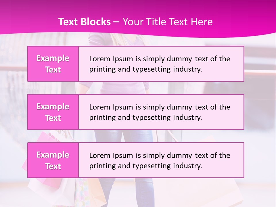 Holding Consumerism Beautiful PowerPoint Template