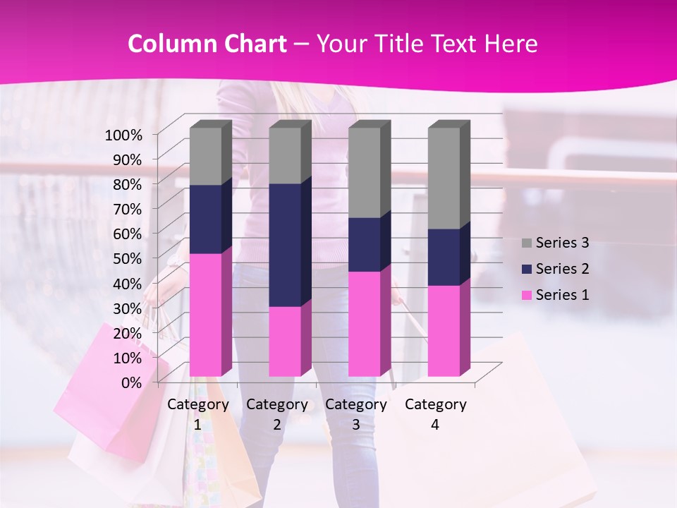 Holding Consumerism Beautiful PowerPoint Template