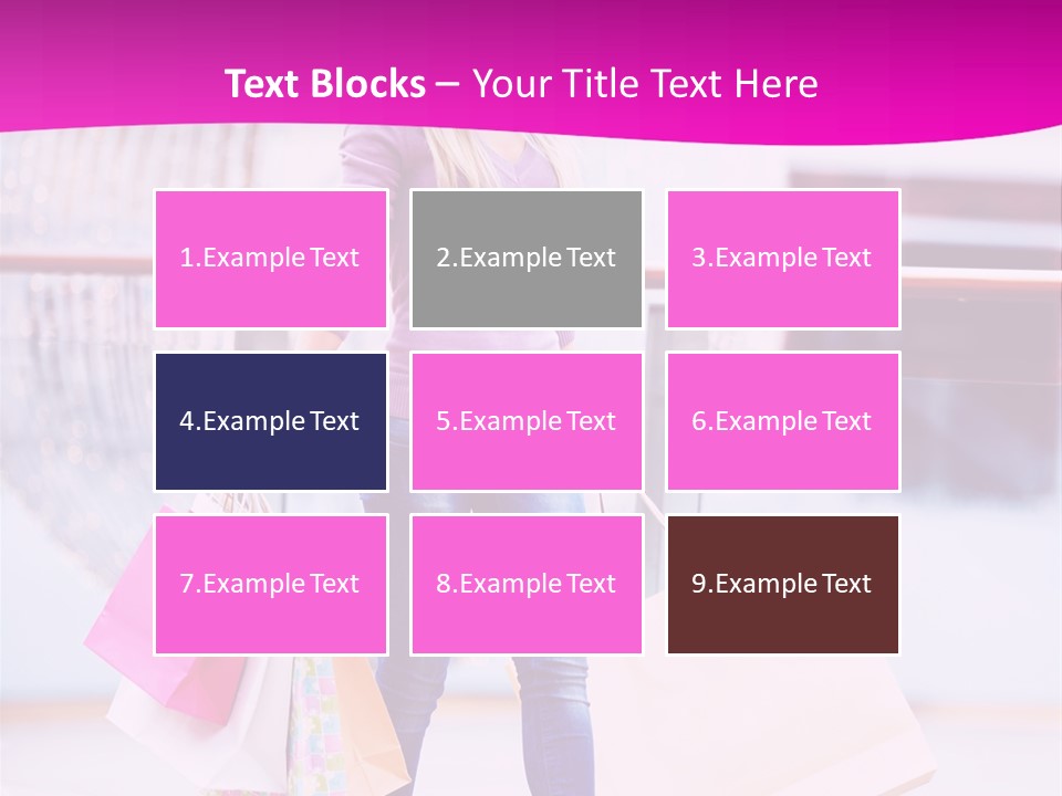Holding Consumerism Beautiful PowerPoint Template
