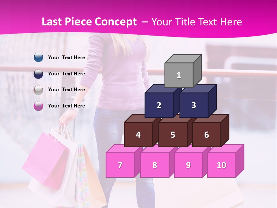 Holding Consumerism Beautiful PowerPoint Template