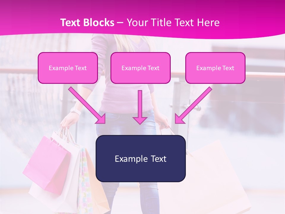 Holding Consumerism Beautiful PowerPoint Template