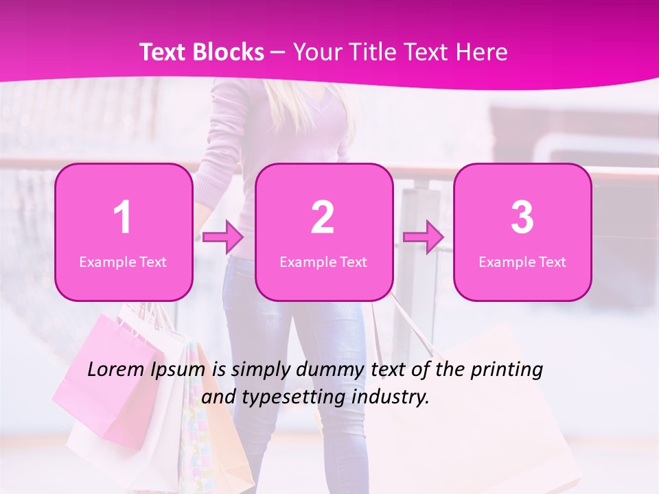 Holding Consumerism Beautiful PowerPoint Template