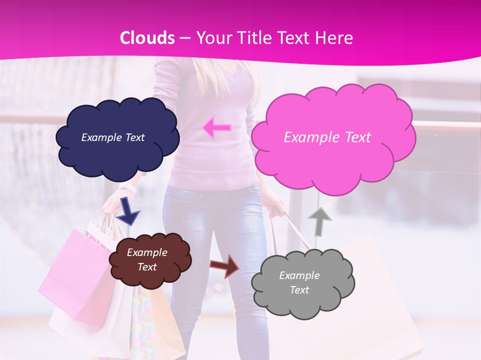 Holding Consumerism Beautiful PowerPoint Template