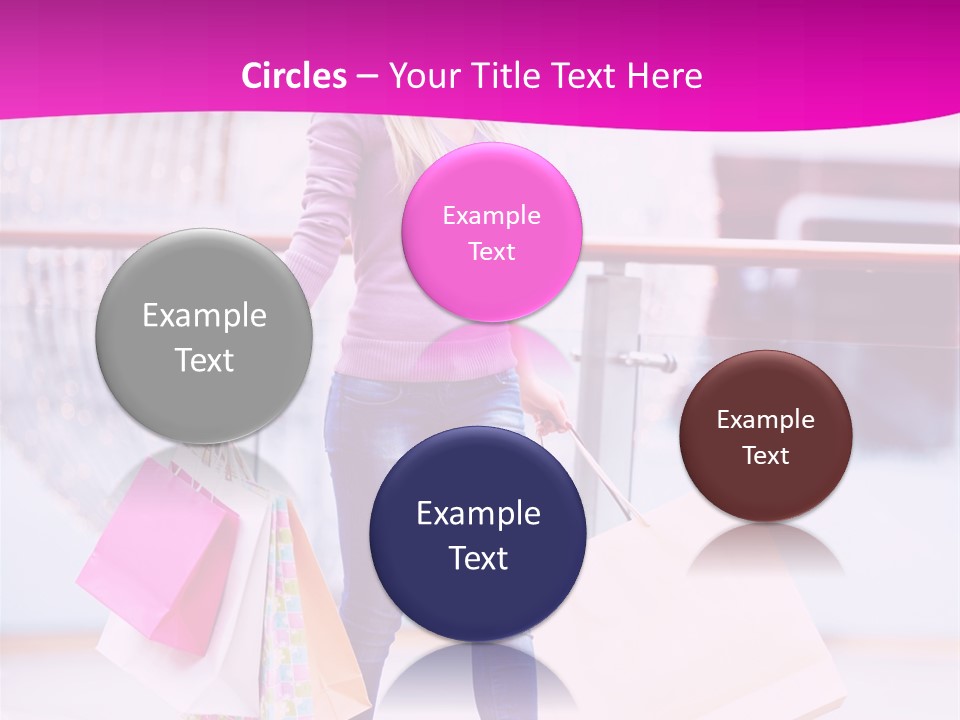 Holding Consumerism Beautiful PowerPoint Template