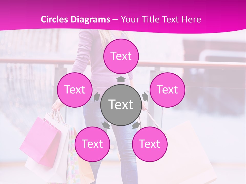 Holding Consumerism Beautiful PowerPoint Template