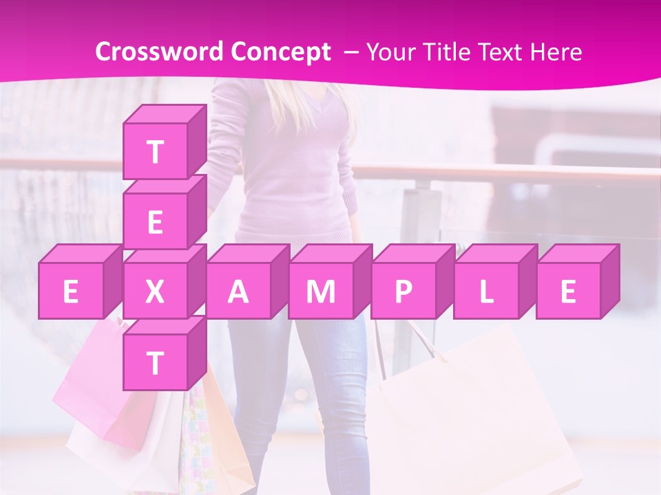 Holding Consumerism Beautiful PowerPoint Template