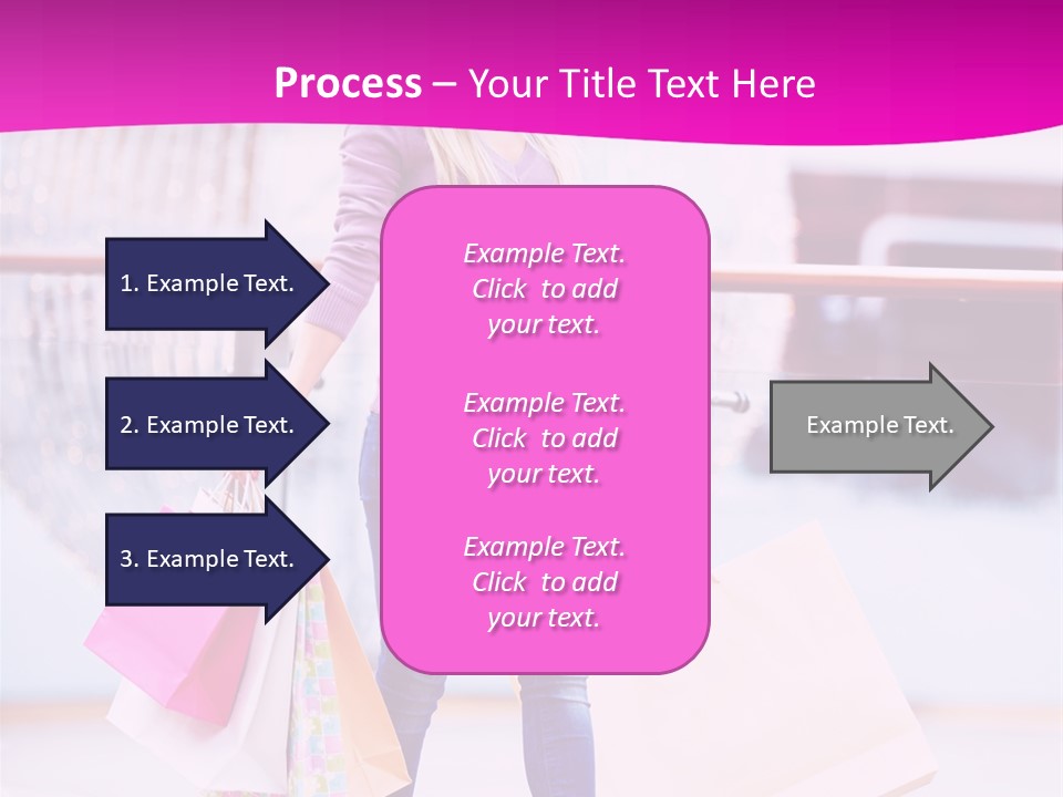 Holding Consumerism Beautiful PowerPoint Template