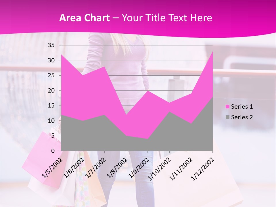 Holding Consumerism Beautiful PowerPoint Template