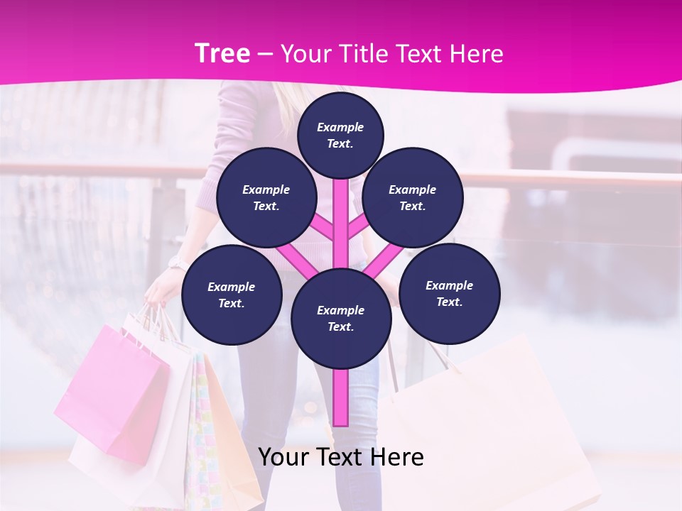 Holding Consumerism Beautiful PowerPoint Template