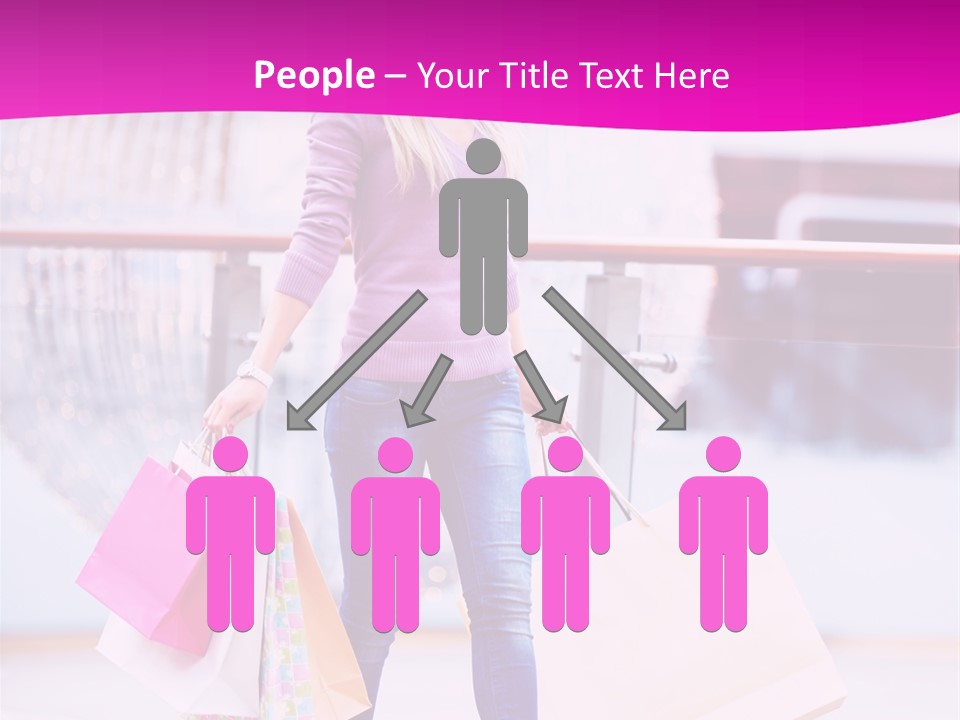 Holding Consumerism Beautiful PowerPoint Template