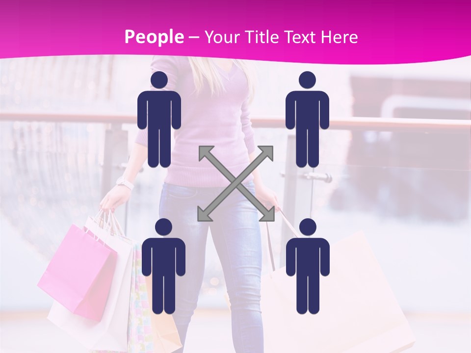 Holding Consumerism Beautiful PowerPoint Template