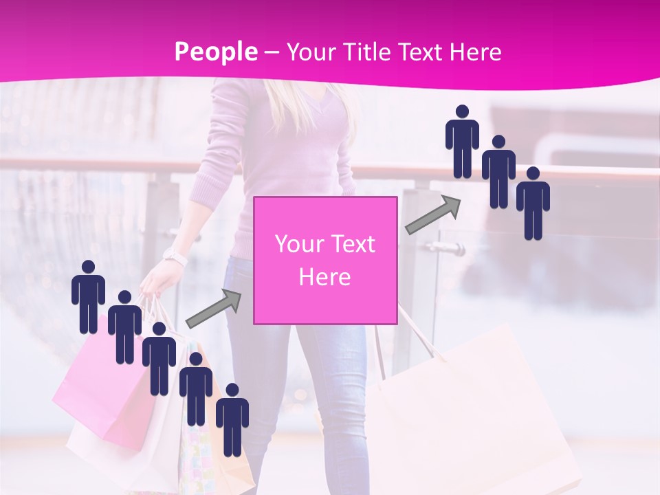 Holding Consumerism Beautiful PowerPoint Template