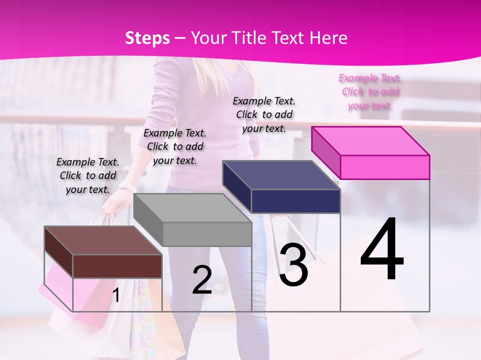 Holding Consumerism Beautiful PowerPoint Template