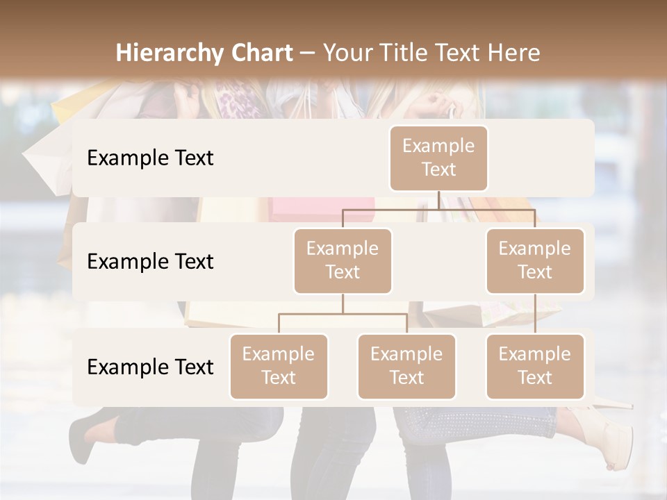 Shopaholic Expressing Gift PowerPoint Template