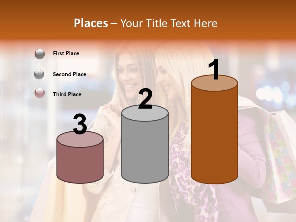 Young Blond Cute PowerPoint Template