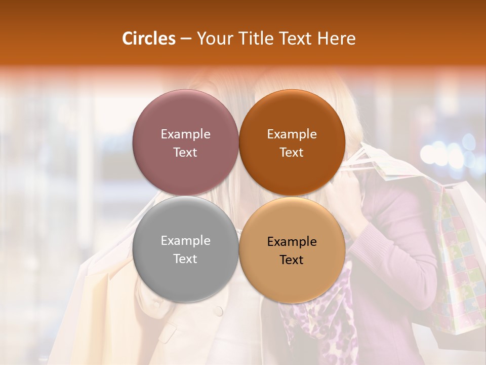 Young Blond Cute PowerPoint Template