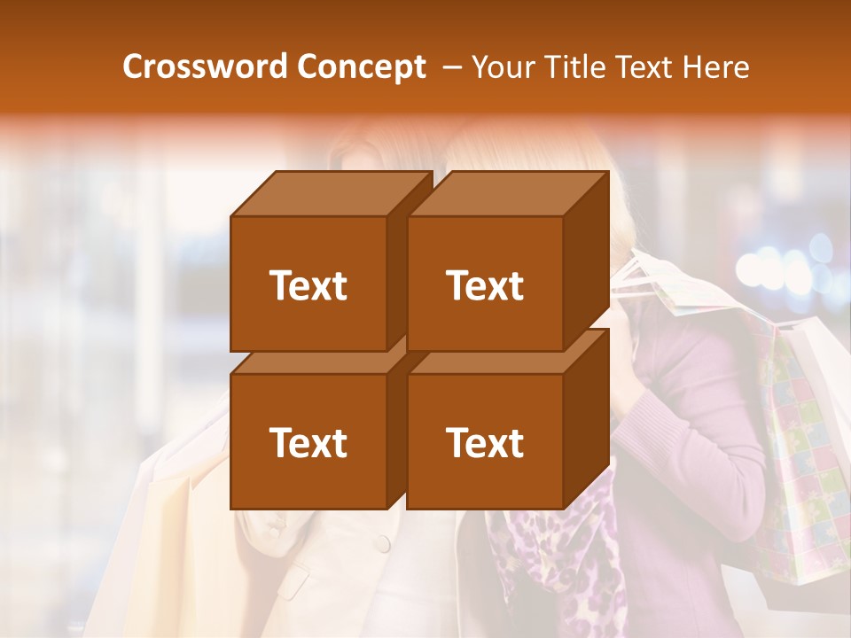 Young Blond Cute PowerPoint Template