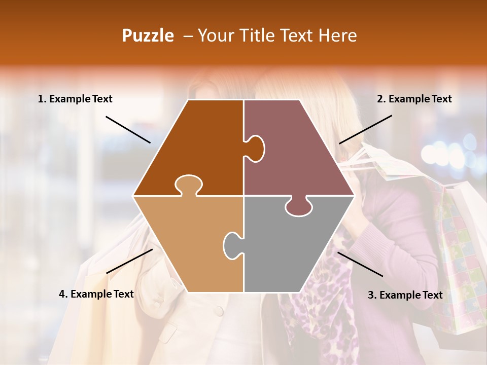 Young Blond Cute PowerPoint Template