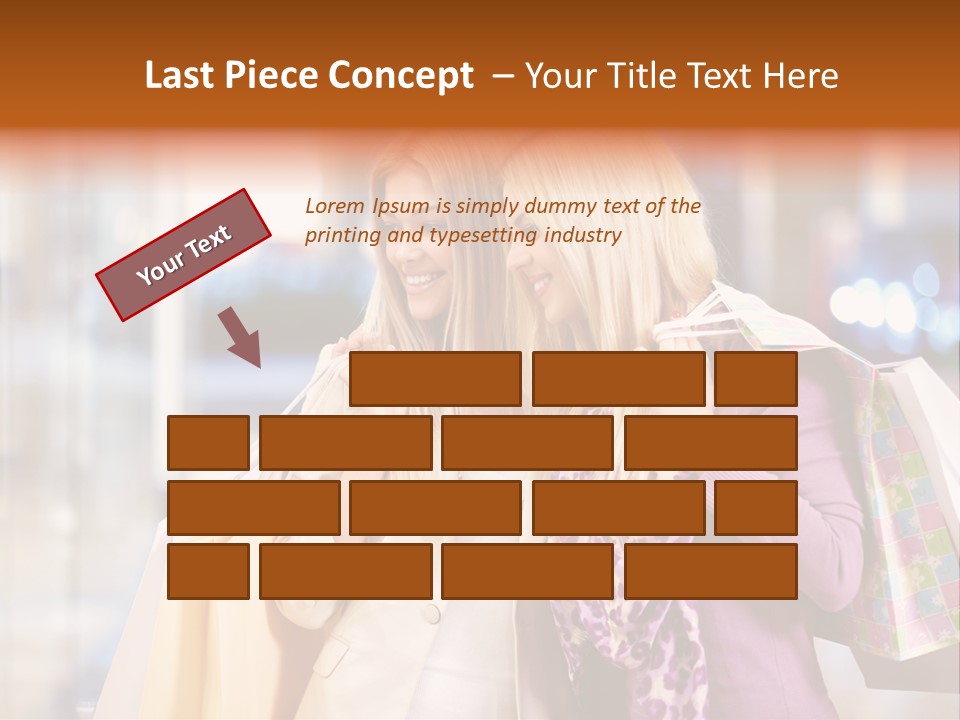 Young Blond Cute PowerPoint Template