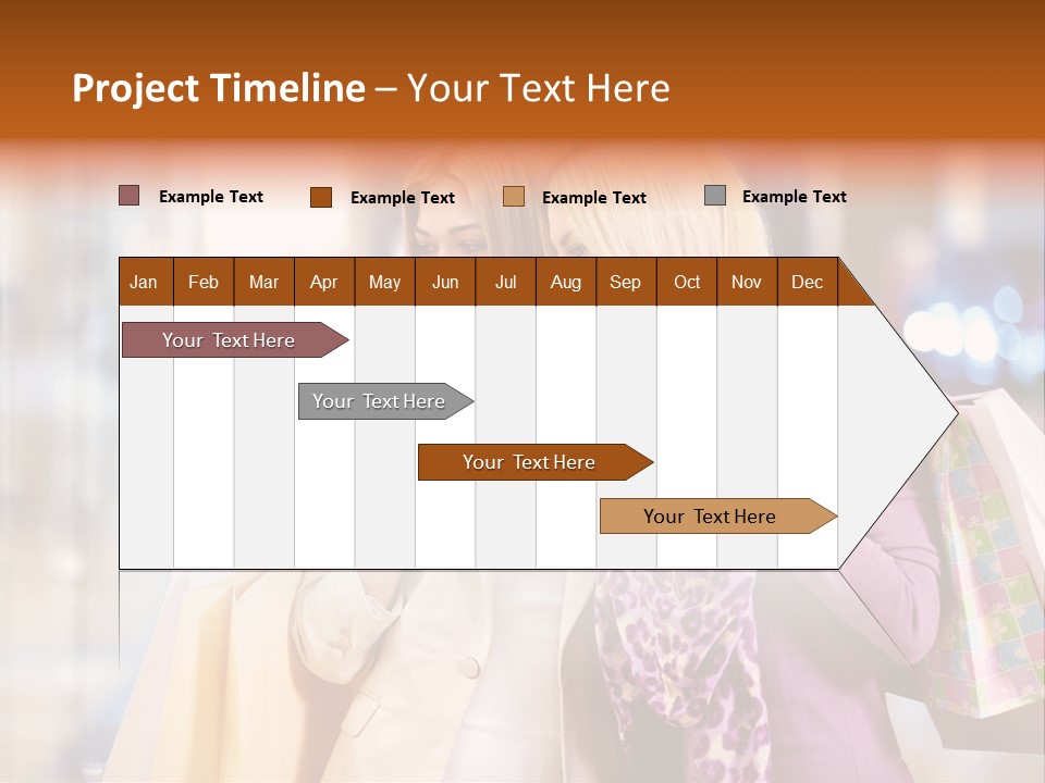 Young Blond Cute PowerPoint Template