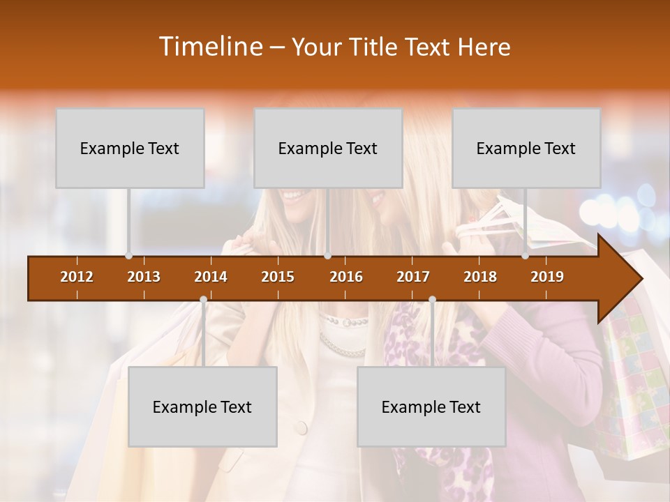 Young Blond Cute PowerPoint Template