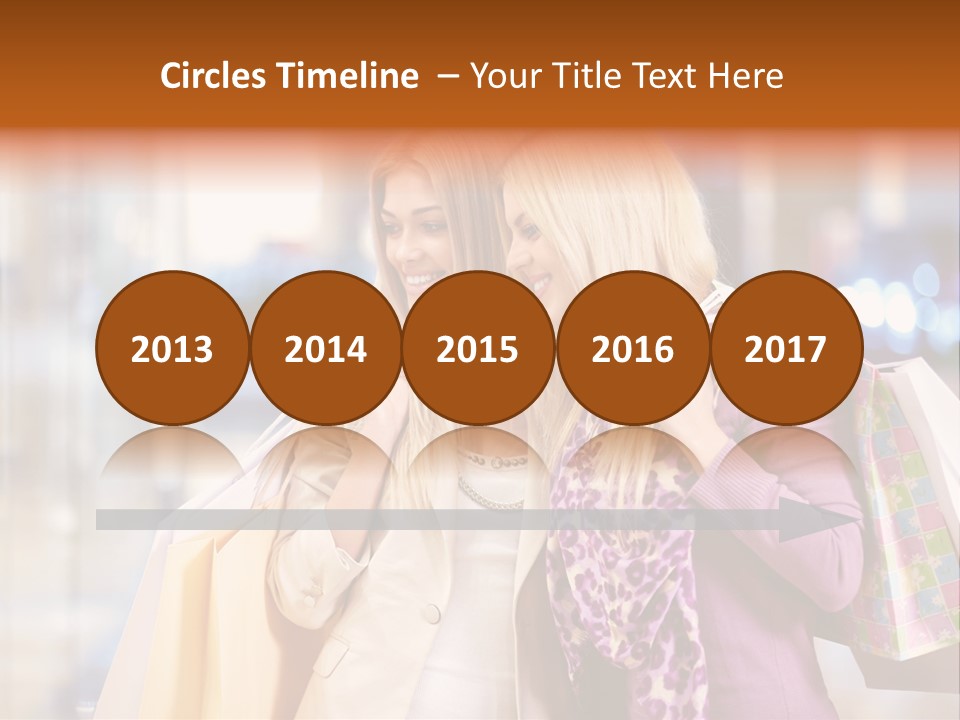 Young Blond Cute PowerPoint Template