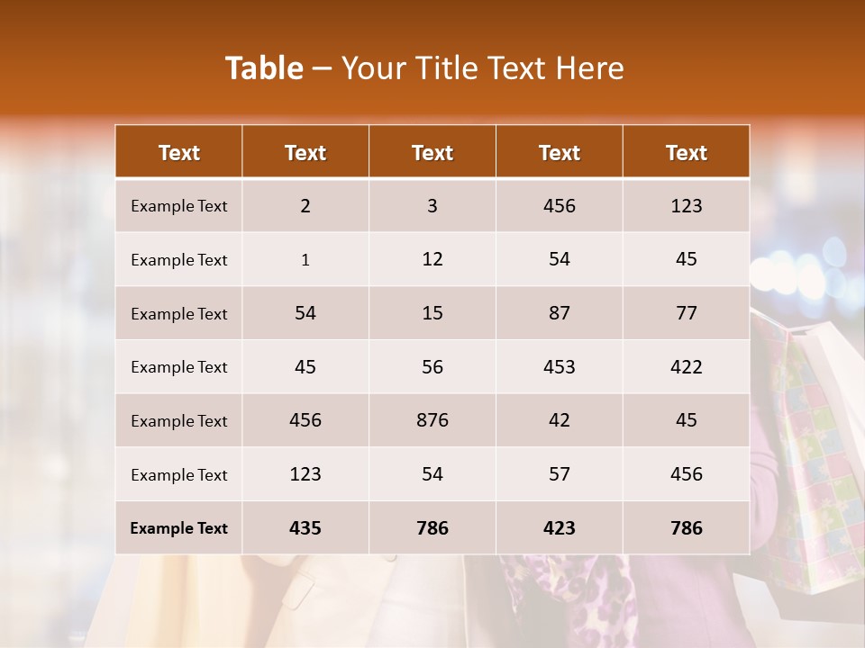 Young Blond Cute PowerPoint Template