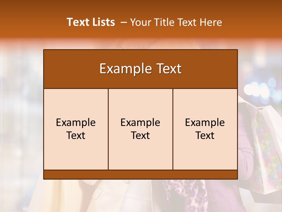 Young Blond Cute PowerPoint Template