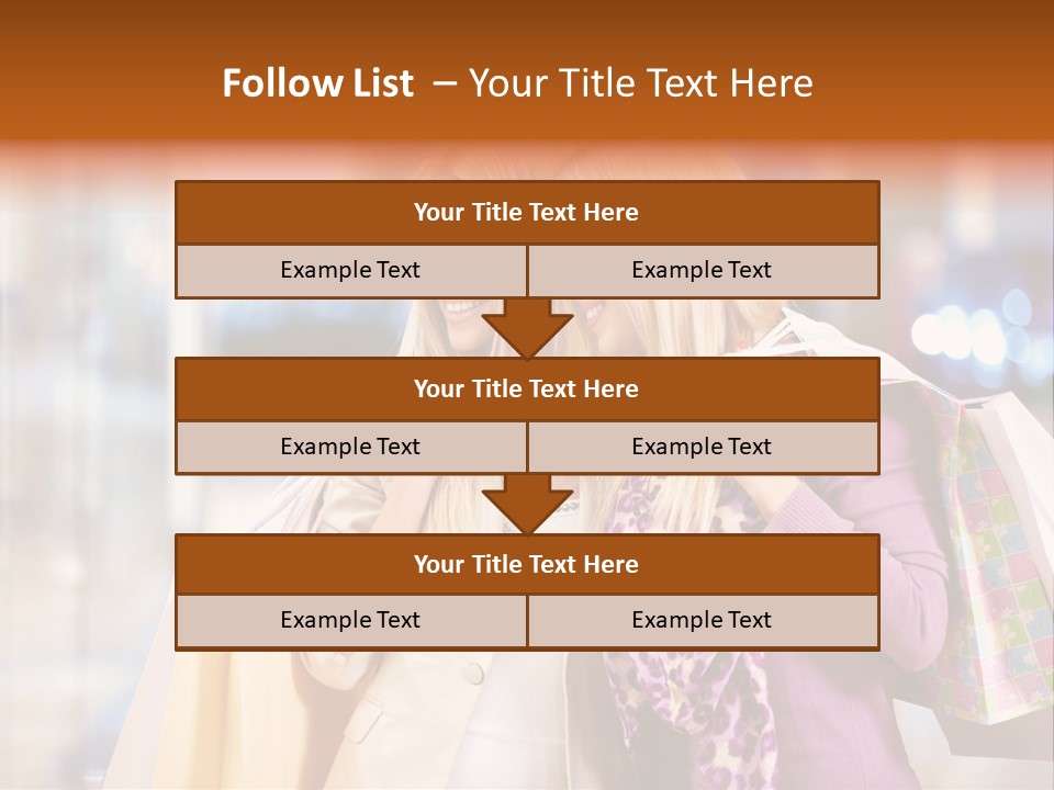 Young Blond Cute PowerPoint Template