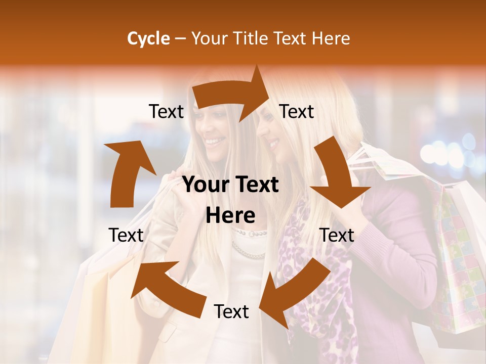 Young Blond Cute PowerPoint Template