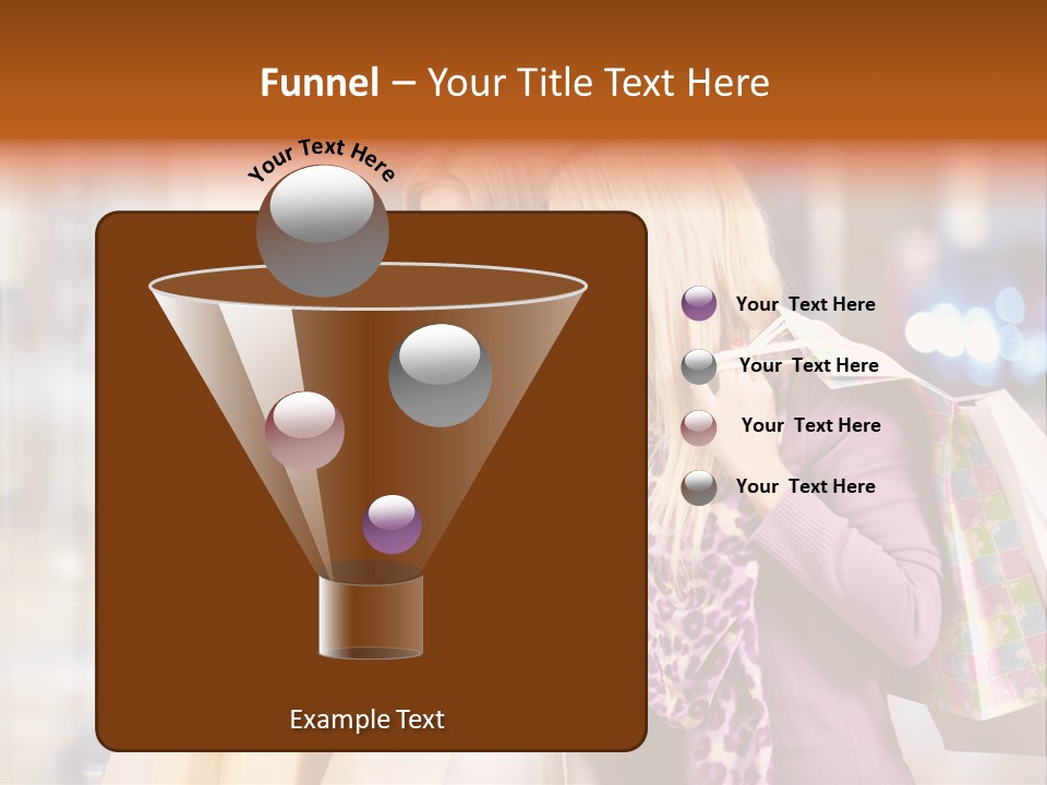 Young Blond Cute PowerPoint Template