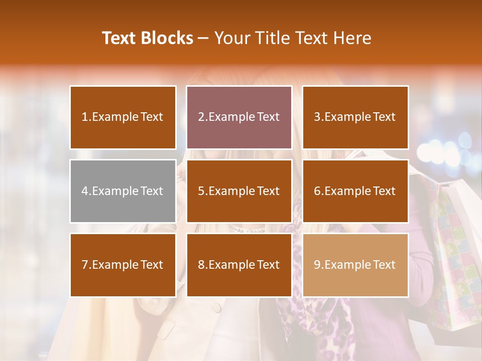 Young Blond Cute PowerPoint Template