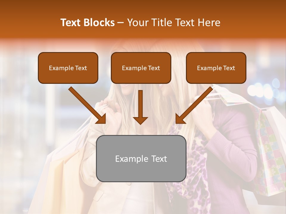 Young Blond Cute PowerPoint Template