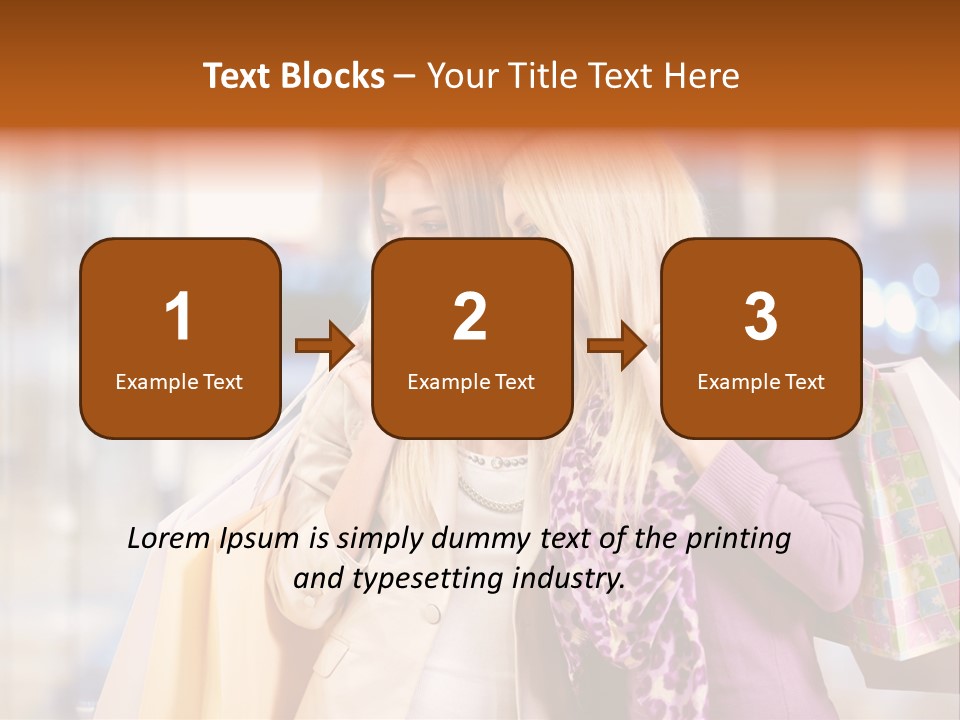 Young Blond Cute PowerPoint Template