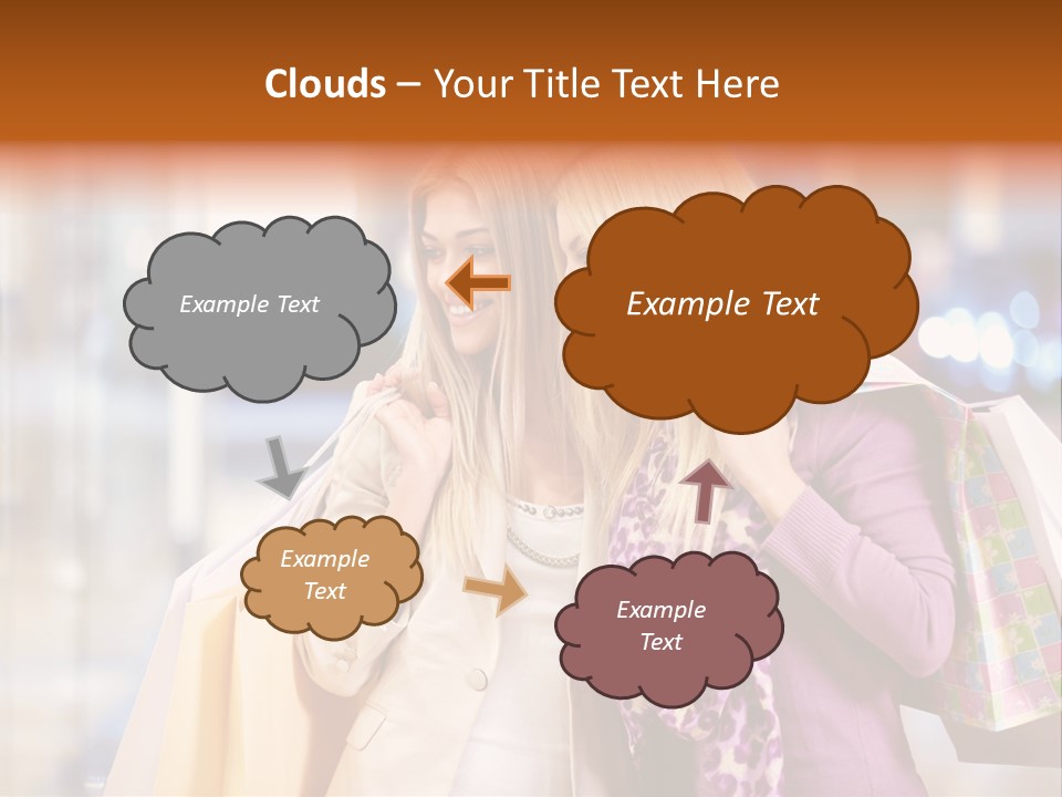 Young Blond Cute PowerPoint Template