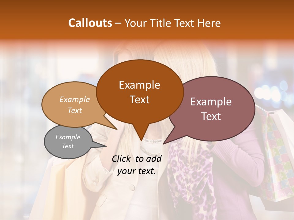 Young Blond Cute PowerPoint Template