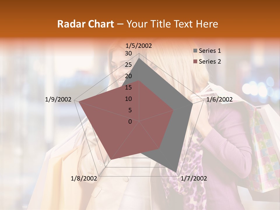 Young Blond Cute PowerPoint Template