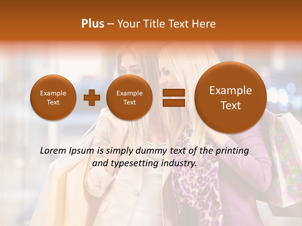 Young Blond Cute PowerPoint Template