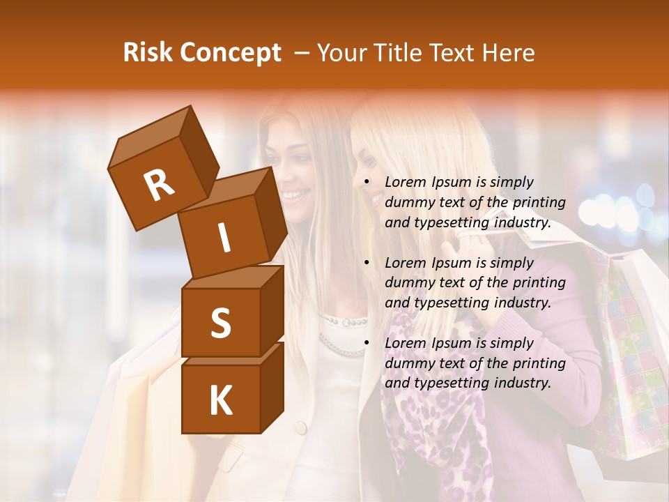 Young Blond Cute PowerPoint Template