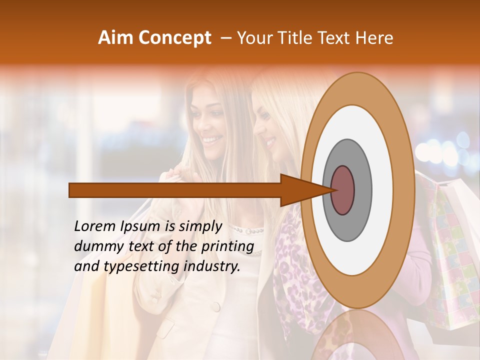 Young Blond Cute PowerPoint Template