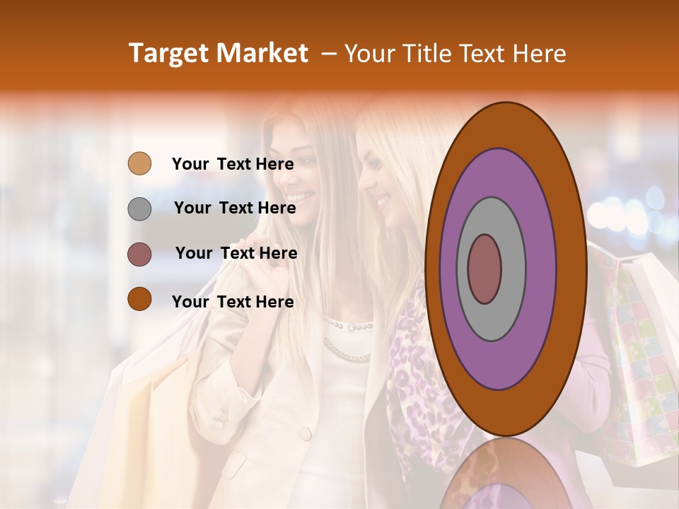 Young Blond Cute PowerPoint Template