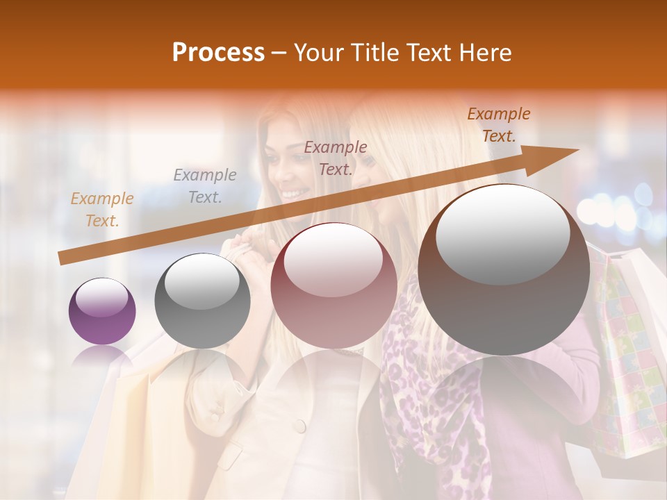 Young Blond Cute PowerPoint Template