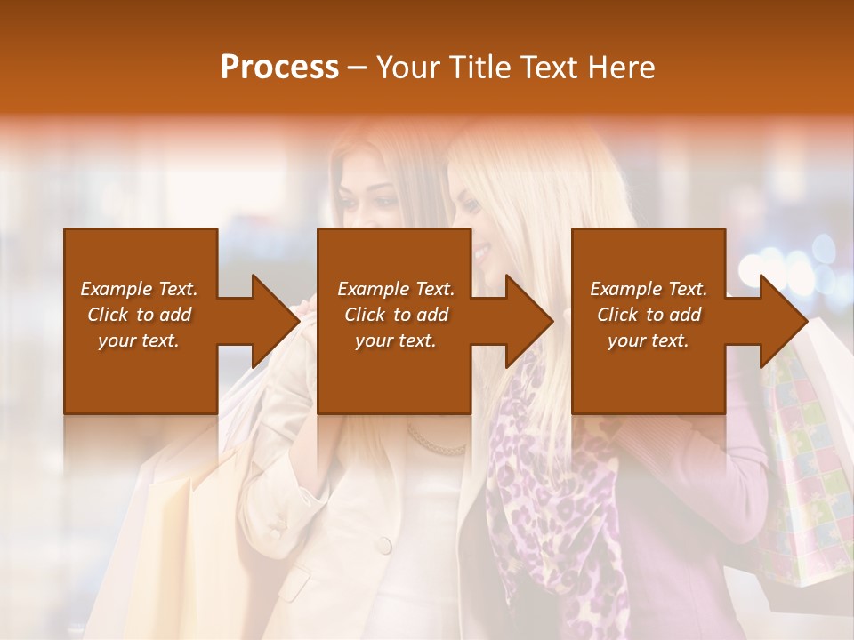 Young Blond Cute PowerPoint Template